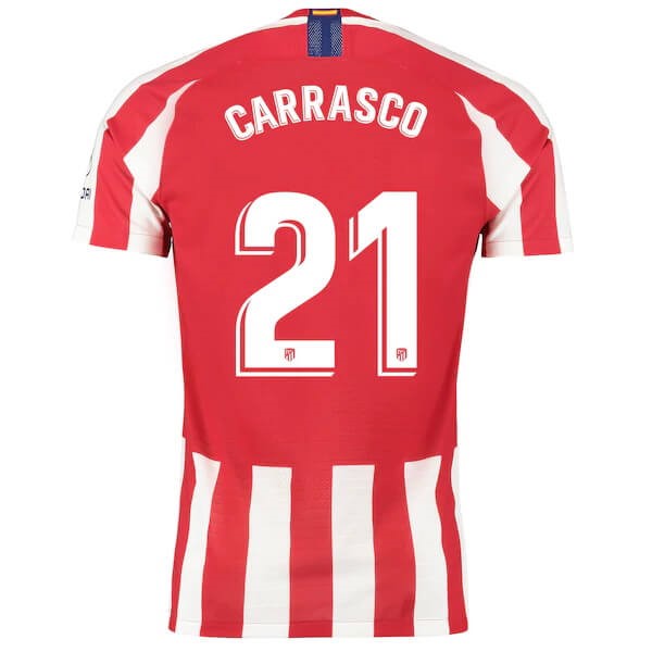 Tailandia Camiseta Atlético de Madrid NO.21 Carrasco 2019 2020 Rojo